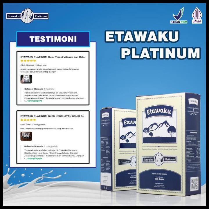 

Terlaris Susu Etawaku Platinum Original Paket 3 Box Good Quality