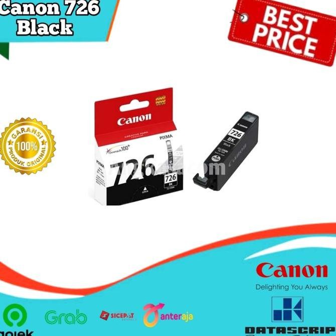 Tinta Canon Cli-726 Black/Cyan/Magenta/Yellow Original Ink Cartridge New Stok