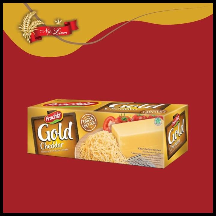 

Terlaris Prochiz Keju Gold Cheddar 2 Kg Good Quality
