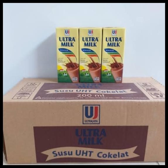 

Terlaris Ultra Milk 200 Ml / Susu Ultra Coklat 200Ml 1 Dus Good Quality