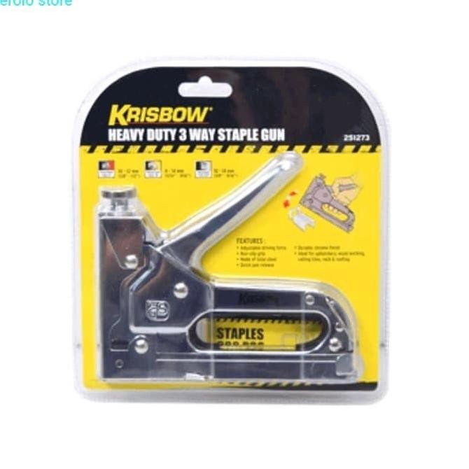 

Terlaris Krisbow Stapler Tembak 3 In 1 - Staples Gun Heavy Duty SALE
