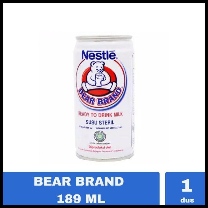 

Terlaris Bear Brand 189 Ml 1 Dus 30 Good Quality