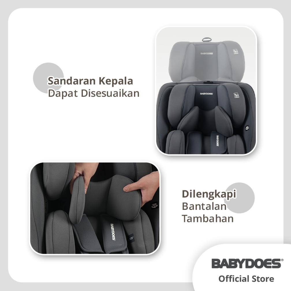 BABYDOES CARSEAT BALDWINZ+ 360 ROTATABLE CAR SEAT 360