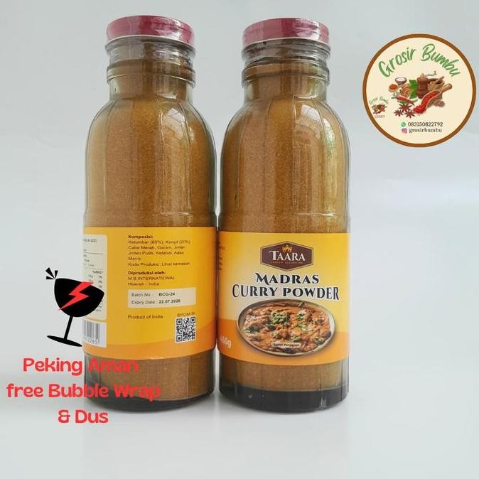 

Terlaris Ready Curry Madras Wong Fu 450gram / Curry Madras / Kari Bubuk SALE