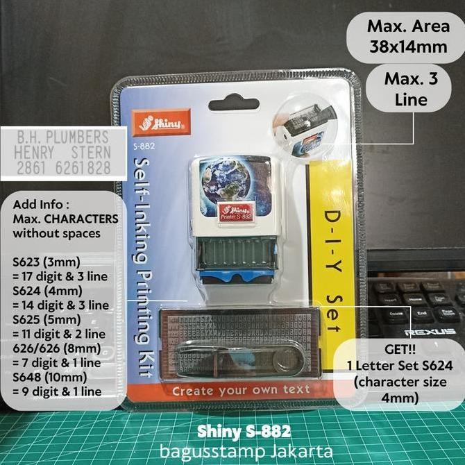 

Terlaris Stempel Shiny S882 S-882 S 882 Stempel Bongkar Pasang Expired Date Kode Produksi SALE