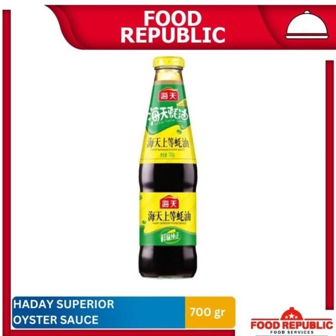 

Terlaris Haday Superior Oyster Sauce 700 gr Hai Tian Saus Tiram khas China SALE