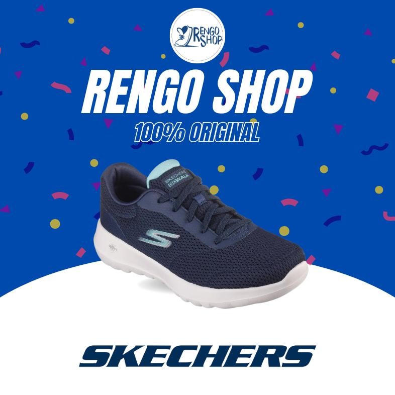 [Ori] Sepatu Sneakers Wanita Skechers Go Walk Joy 124635/NVAQ