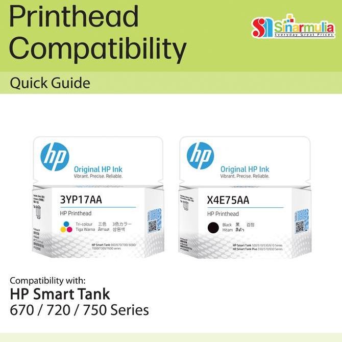 Promo Hp X4E75A Black Inktank Printhead