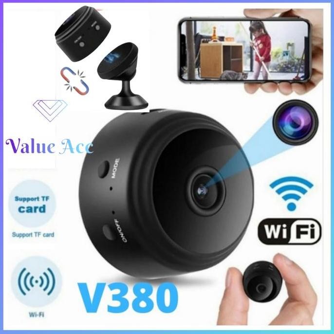 Tersedia Ipcam Mini A9 Magnet - Kamera mini - Cctv Wireless