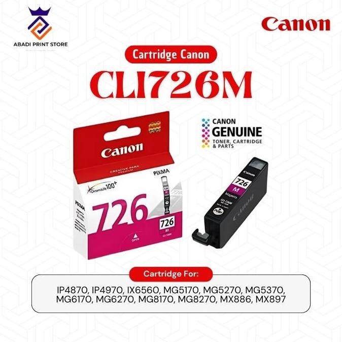 Catridge Canon Cli 726 Magenta Original Datascrip New Stok