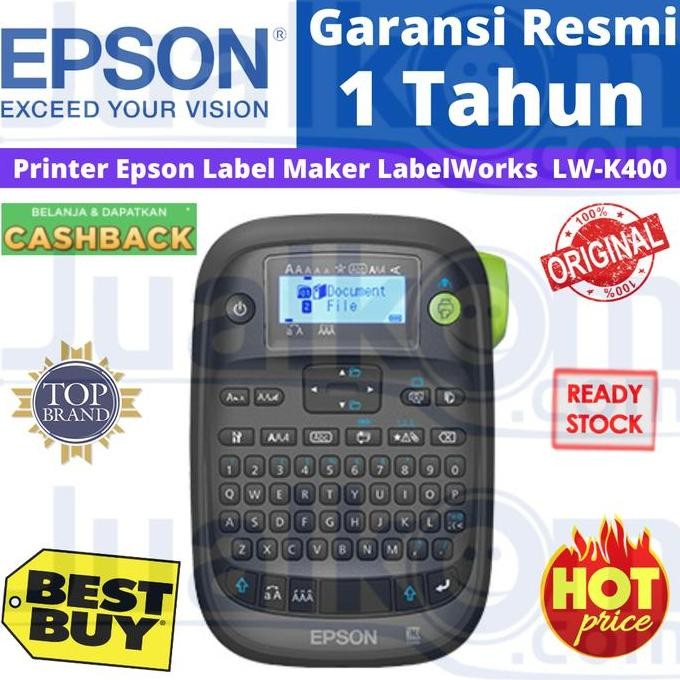 

Epson Lw K400 Label Printer Mesin Label Maker Lwk400 Alat Label New Stok