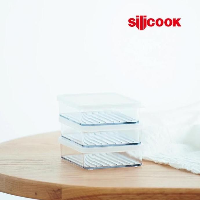 Silicook Mix Set Food Tidy 300Ml [8Xflat300Ml+1Xtray Small]