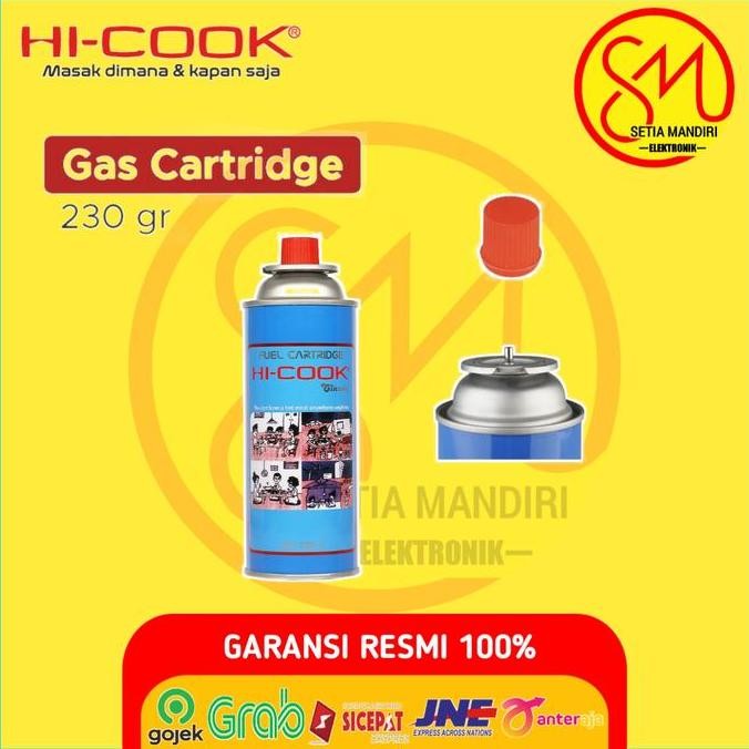 Gas Cartridge Hi-Cook Hi-Cook 230Gr Gas Portable Kaleng Mini Gas