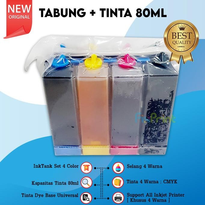Tabung Tinta 80Ml 60Ml Ip2770 Mg2570S Mg2570 Mg2577S Tr4570 Tr4570S New Stok