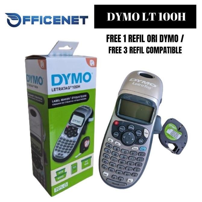 

Dymo Letratag Lt-100H Handheld Label Maker Office New Stok