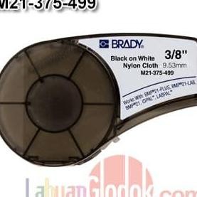

Tape Label Brady Nylon Cloth 9Mm Black On White M21-375-499 /Stiker New Stok