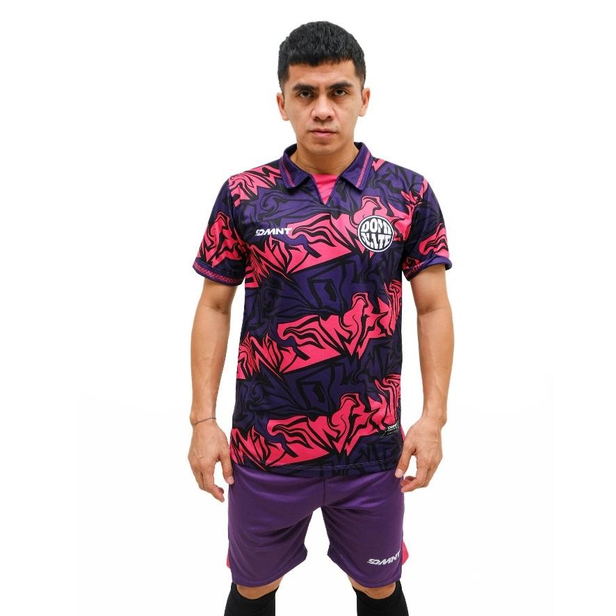 DMNT Jersey Setelan Futsal Sepakbola Rivelino Phantom Pink TERBARUU