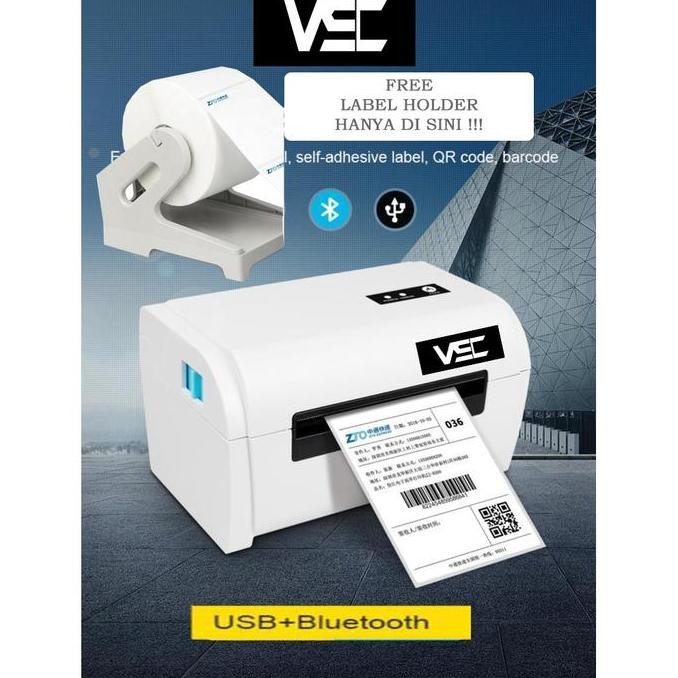 Bar Printer Thermal / Label Printer Vsc Lp-9200Ub (Bluetooth+Usb) New Stok
