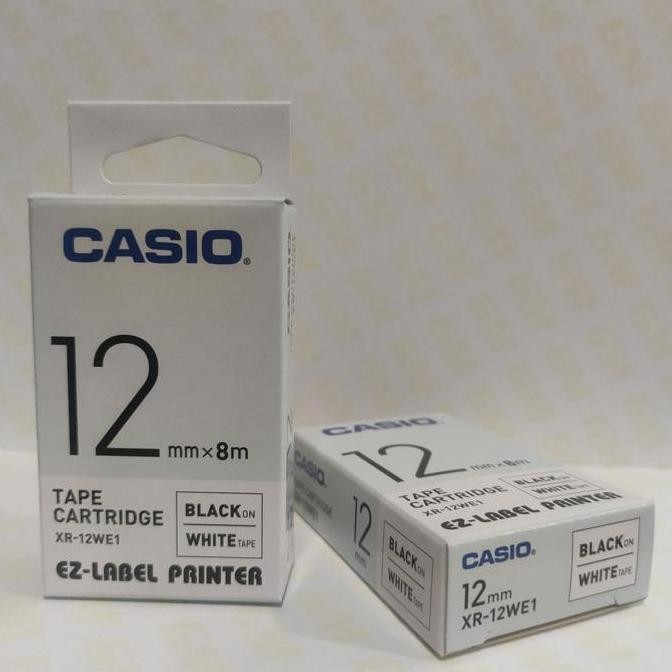 

Casio Pita Label 12Mm Black On White Tape Ez-Label Printer New Stok