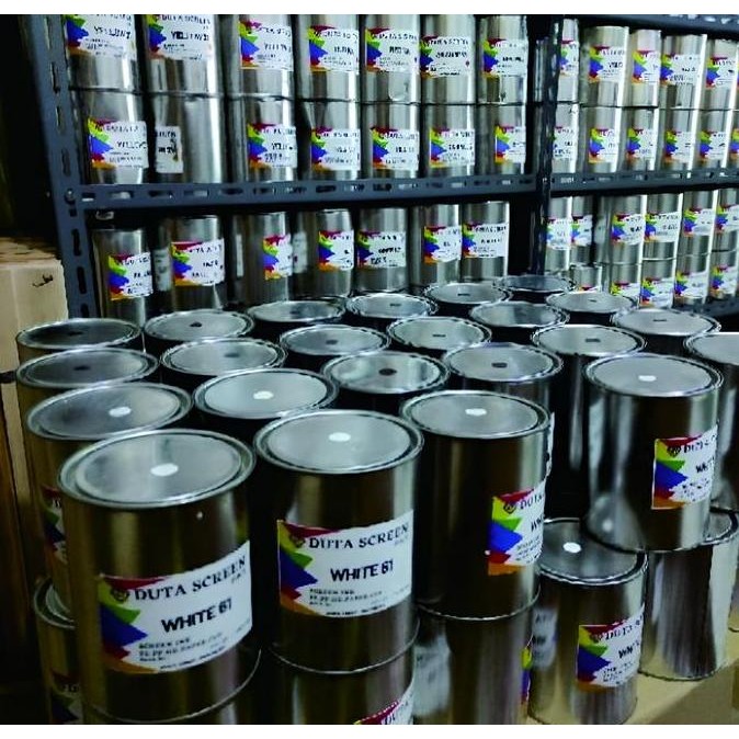 

Tinta Sablon / Cat Sablon Duta Screen / Cat Sablon Cup / Cat Plastik Black Blue Pink Red White Yellow Green New Stok