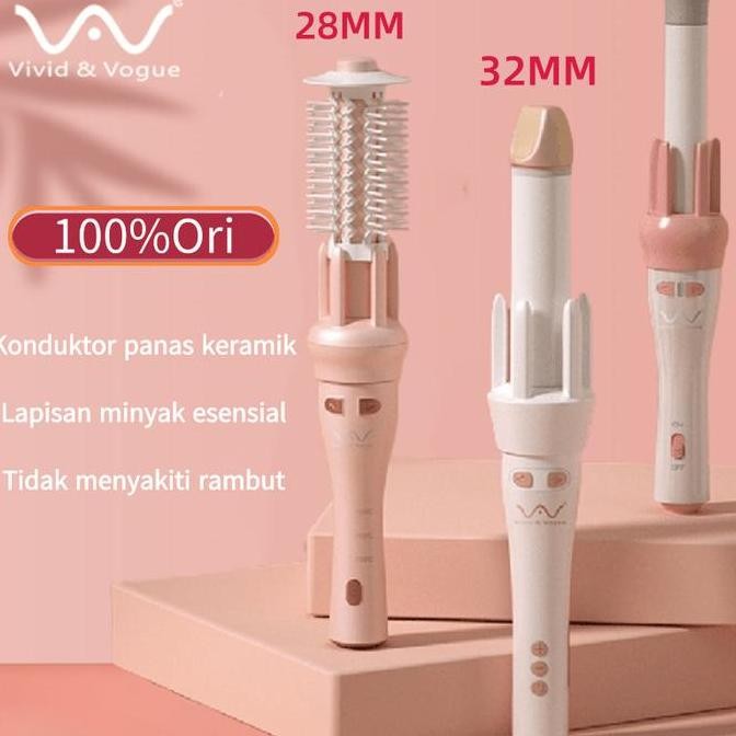BEBAS ONGKIR - VIVID VOGUE Catokan Curly Otomatis 32MM Curling Iron Tahan Lama