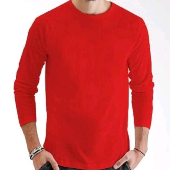 Kaos Raglan Merah Putih/Kaos 17 agustusan/Kaos Indonesia merdeka Lengan Panjang pria dan wanita galh