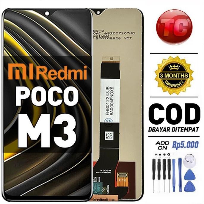 NEW Original Lcd Redmi POCO M3 fullset ori asli Layar hp touchscreen Sentuh Versi Tinggi COD