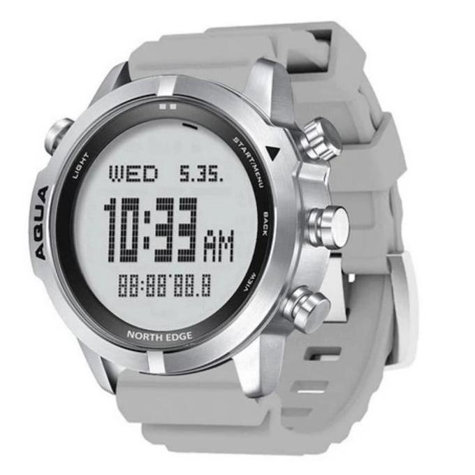 Murah North Edge Aqua Jam Tangan Pria Diving Altimeter Kompas Barometer