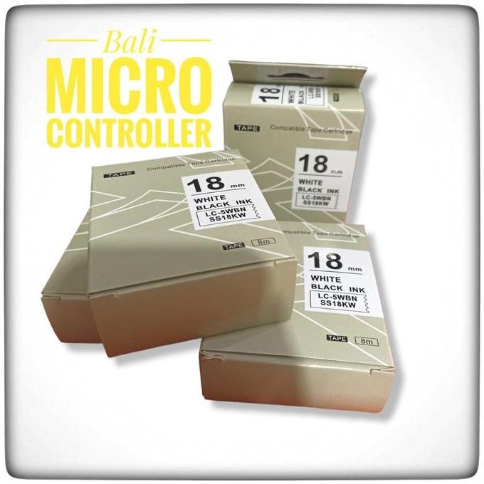 

Pita Label Tape Printer Epson Lw Series & Kingjim 18Mm New Stok