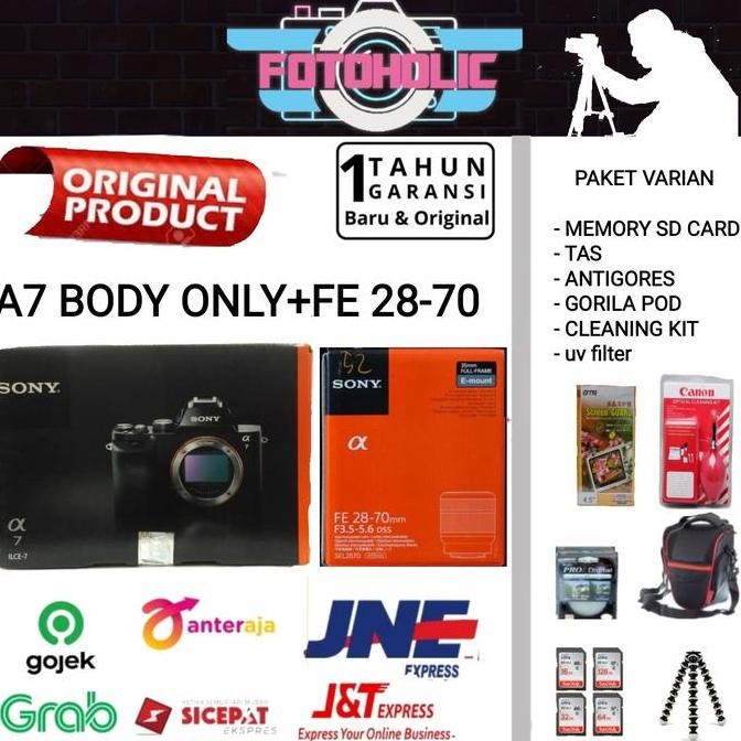 Tersedia KAMERA SONY A7 KIT 28-70MM /SONY A7 KIT /A7 CLASIC /SONY A7