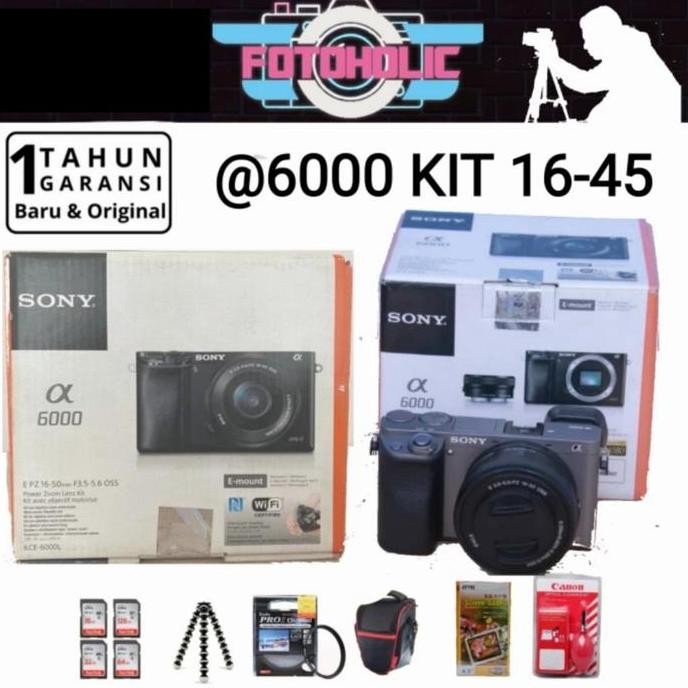Tersedia SONY ALPHA A6000 KIT16-50MM OSS /KAMERA SONY A6000 KIT16-50/SONY A6000