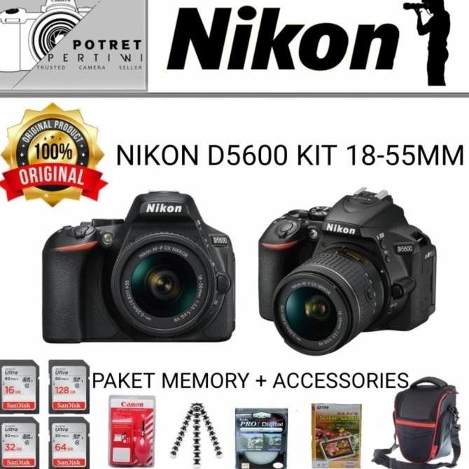 Tersedia NIKON D5600 KIT 18-55MM / KAMERA DSLR NIKON D5600 KIT 18-55 / DSLR /