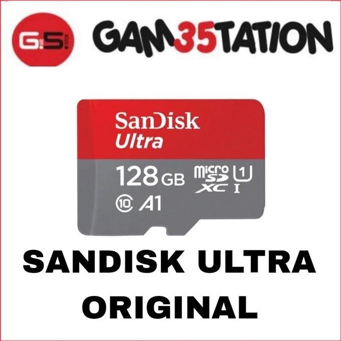 NEW SANDISK ULTRA MICROSD 128GB A1 100MB/s Class 10/ORIGINAL