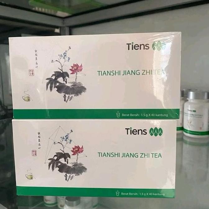 

Asam Urat Kolesterol Trigliserida-Herbal China Tiens Jiang Zhi Tea Teh Hijau Herbal China