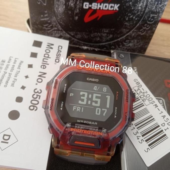 Grosir Casio G-Shock Gbd-200Sm-1A5 Gshock Gbd200Sm-1A5