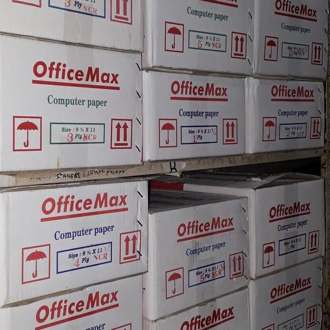 

TERLARIS - Continuous form / Kertas Komputer Office Max 2 ply NCR/ 2 ply bagi 2