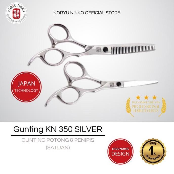 

PROMO Koryu Nikko Scissors - GUNTING KN 350 SILVER BELI SATUAN GUNTING Berkualitas
