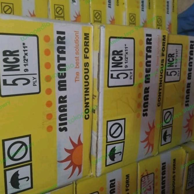 

BEBAS ONGKIR - continuous form sinar mentari 9.5 x 11, 5 ply full