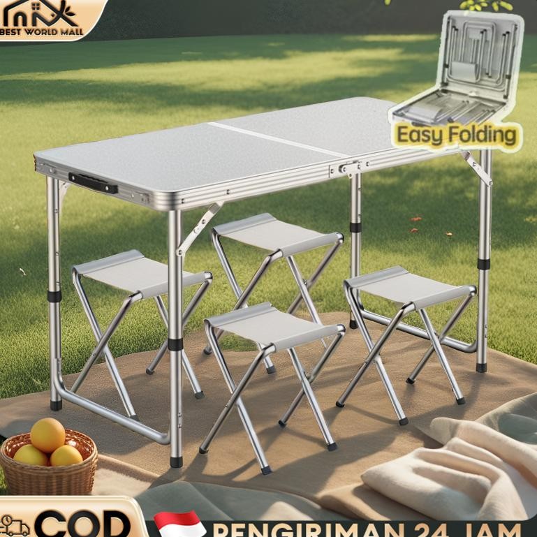 Meja Lipat Meja Koper Portabel Aluminium Meja Lipat Portabel Meja Lipat Jualan Meja Camping Meja Lip