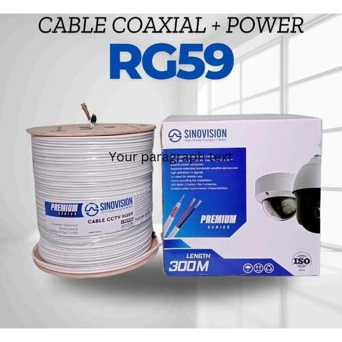 TERBARU - Kabel Infinity Supreme RG59 Plus Power 300 Meter / RG59 300M