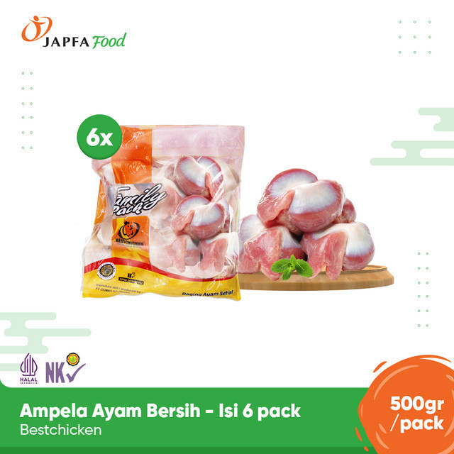 

Bestchicken Bundling Hemat Ampela Ayam Bersih 500gr - Isi 6 pack