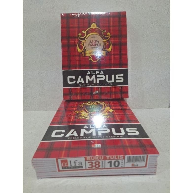 

Buku tulis ALFA 38 kwarto kecil //perpak isi 10 buku AST