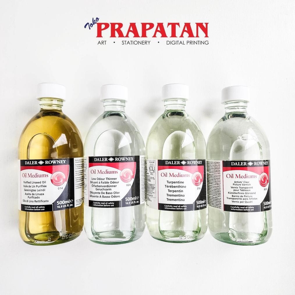 

Daler Rowney Oil Medium 500ml | Medium Cat Minyak AST