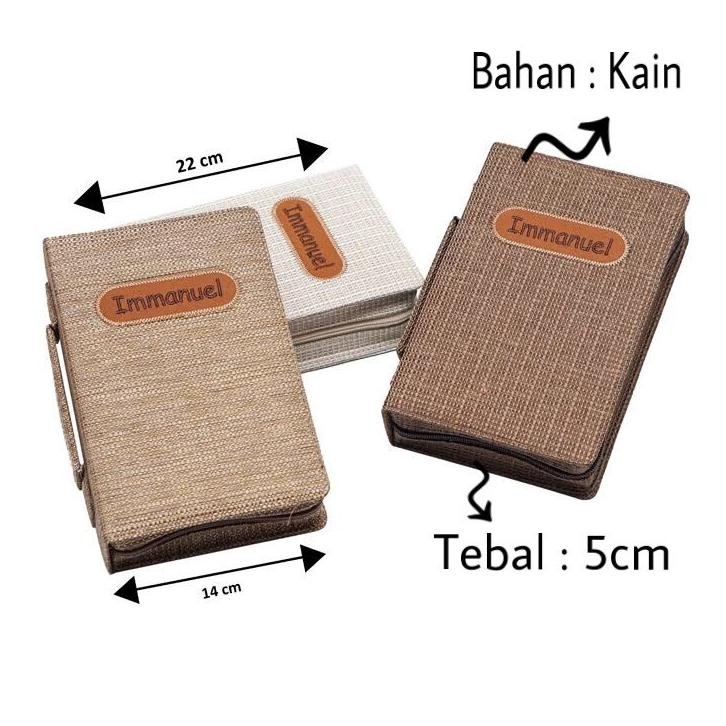

Sampul Alkitab + Sampul Kidung Jemaat Sedang Tas Cover Buku Rohani - Immanuel AST