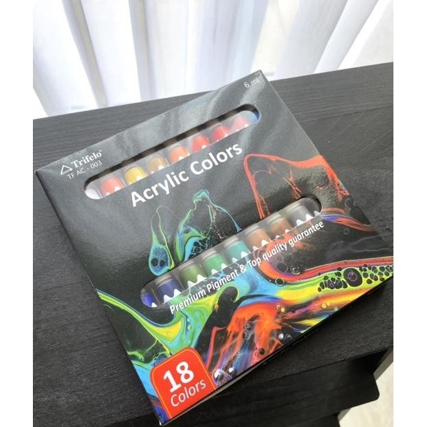 

TRIFELO Acrylic Paint / Cat Akrilik 18x6ml (TF AC-003) AST