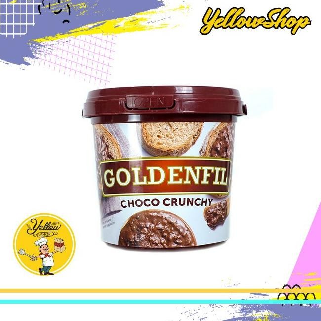 

Goldenfill Chocolate Crunchy 1Kg Renyah Murni Coklat