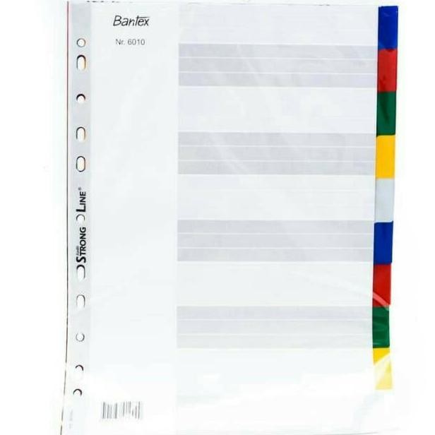 

Pembatas Bantex 10 warna A4 AST