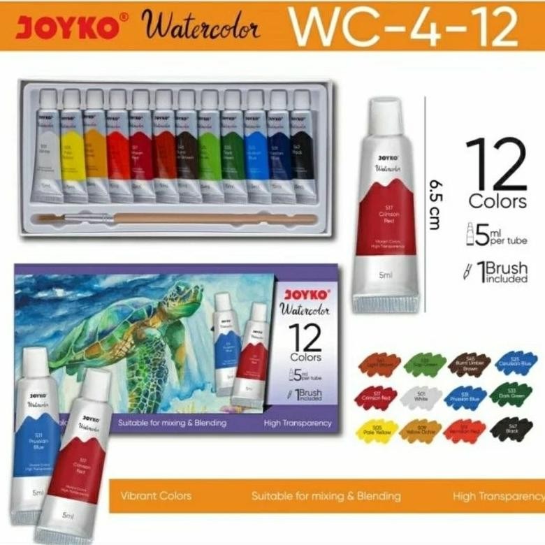 

Watercolor Set Cat Air Joyko WC-4-12 AST