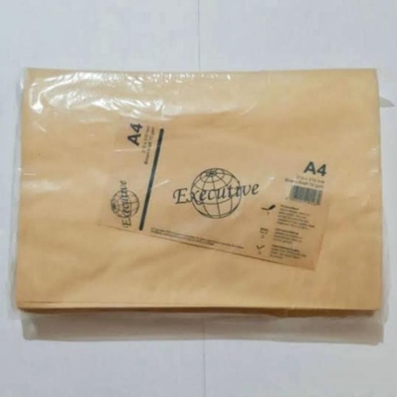 

Amplop Cokelat A4 Executive (1 Pak / 100 Lembar ) AST