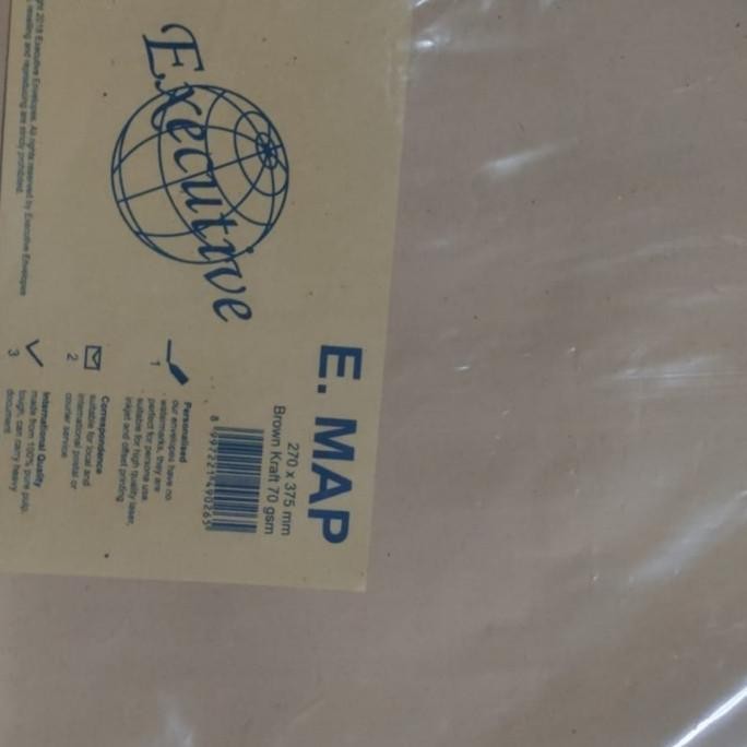

Amplop Coklat Polos ukuran MAP isi 100 lembar AST